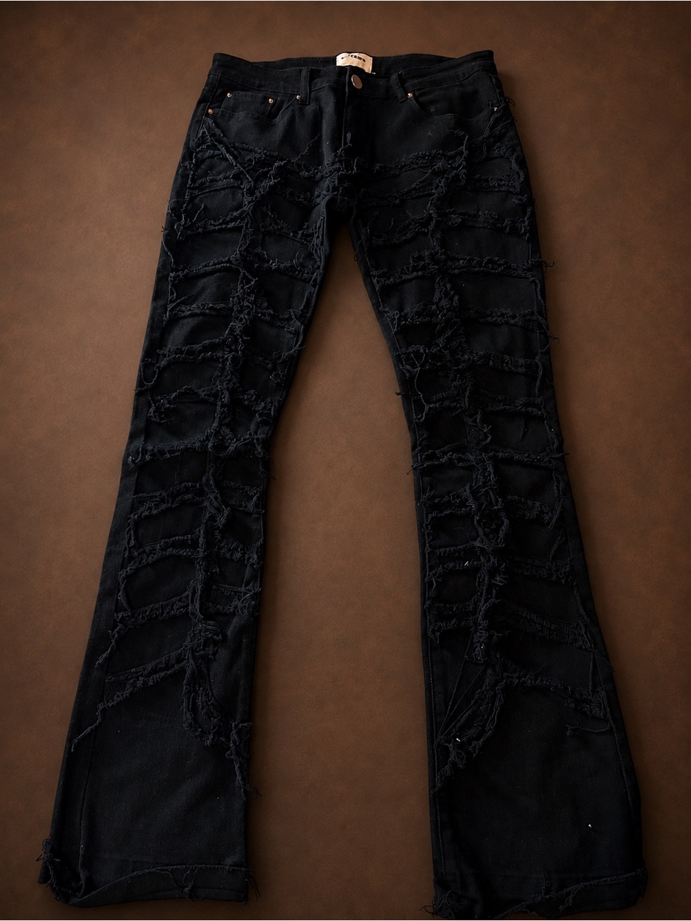 Black Distressed Women's Jeans